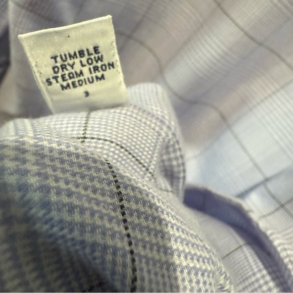 Ralph Lauren Men's Lavender Checkered Polo Shirt in size 16 32/33 - Picture 6 of 6